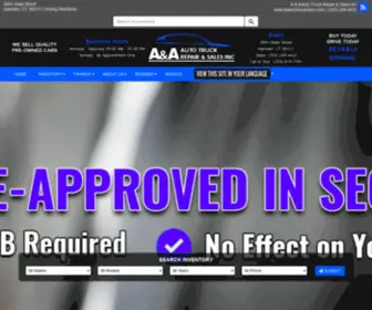 AAAutotrucksales.com(A & A Auto Truck Repair & Sales Inc) Screenshot