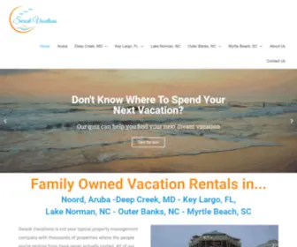 AAAvacationhomes.com(Swack Vacations) Screenshot