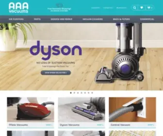 AAAvacs.com(Vacuum Cleaners) Screenshot