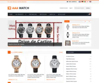 AAAwatch.cn(AAA perfect replica Cartier watches online) Screenshot