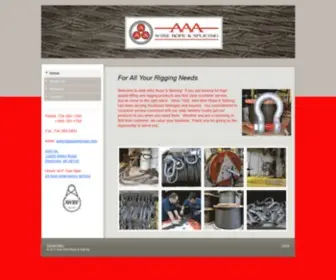 AAAwirerope.com(AAA Wire Rope & Splicing) Screenshot