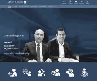 AAB-AA.com(A team of lawyers and economists) Screenshot