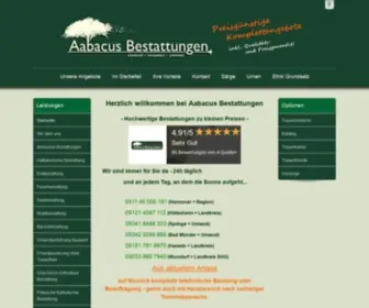 AAbacus-Bestattungen.de(Bestattungen Hannover) Screenshot