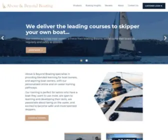 AAbboating.com(E-Learning for Boating Community) Screenshot