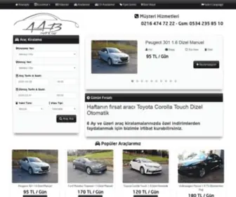 AABCArrentalturkey.com(Aab Car Rental Turkey) Screenshot