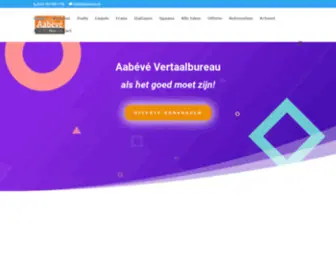 AAbeve.nl(Aabévé Vertaalbureau) Screenshot