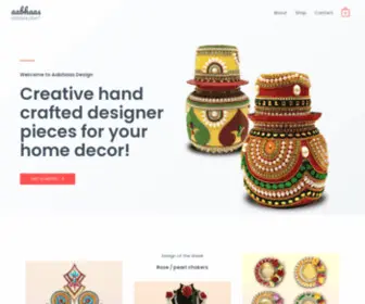 AAbhaasdesign.com(Artisanal products for home and living) Screenshot