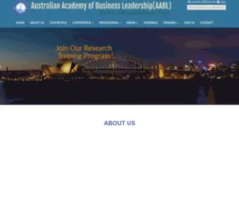 AABL.com.au(Australian Academy of Business Leadership) Screenshot