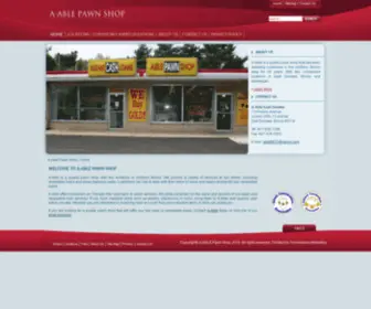 AAblepawnshops.com(A-Able is a quality pawn shop) Screenshot