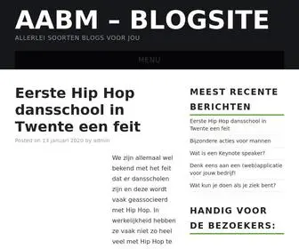 AABM.be(Allerlei soorten blogs voor jou) Screenshot