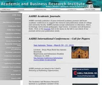 AAbri.com(Academic and business research institute) Screenshot