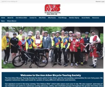 AABTS.org(Ann Arbor Bicycle Touring Society) Screenshot