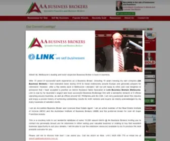 AAbusinessbrokers.com.au(Exclusive Business Brokers Melbourne) Screenshot