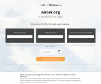 AABW.org(Contact us for any inquiries) Screenshot