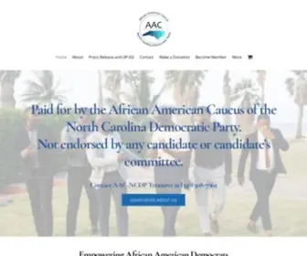 AAC-NCDP.org(North Carolina Democratic Party) Screenshot