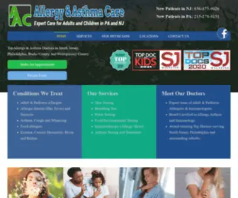 AAcallergy.com(AACA Asthma Treatment) Screenshot