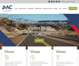 AAcarreteras.org.ar(Asociación Argentina de Carreteras) Screenshot