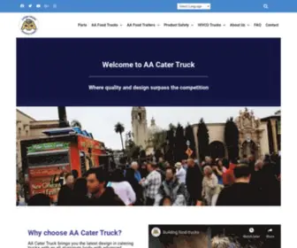 AAcatertruck.com(AA CATER TRUCK) Screenshot