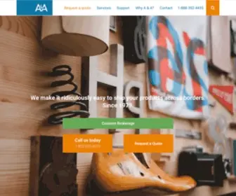 AACB.com(A & A Customs Brokers) Screenshot