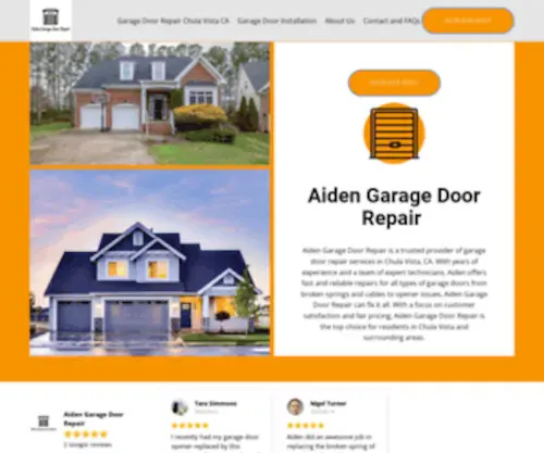 AACBP.org(Aiden Garage Door Repair) Screenshot