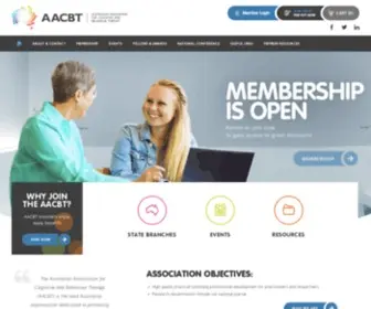 AACBT.org.au(Home) Screenshot