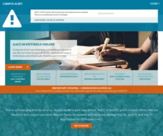 AACC.edu(Anne Arundel Community College) Screenshot