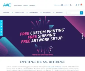 AAC.com.au(Event Product Specialists) Screenshot