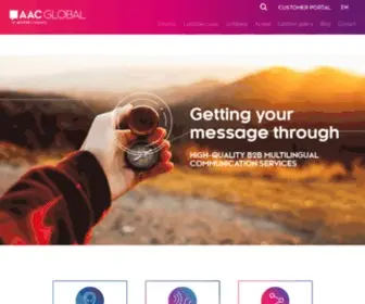 AAcglobal.com(Getting your message through) Screenshot