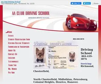 AAclubdrivingschool.com(Aaclubdrivingschool) Screenshot