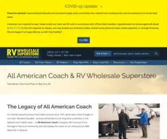 AAcoach.com(RV Wholesale Superstore) Screenshot