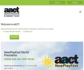 AACT.org(AACT Home) Screenshot