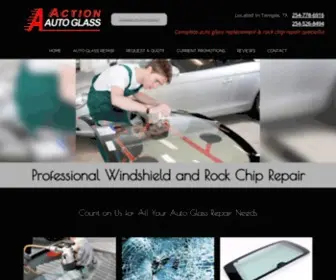 AActionautoglass.com(Aaction Auto Glass) Screenshot