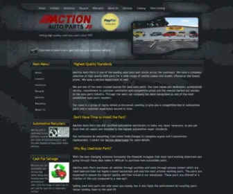 AActionautoparts.com(AAction Auto Parts) Screenshot
