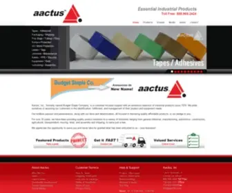 AActus.com(Packaging Materials Supplier l Detroit) Screenshot