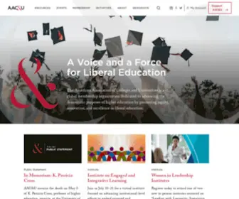 AAcu.org(Association of American Colleges & Universities) Screenshot