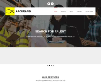 AAcurapid.com(AACURAPID Talent Acquisition) Screenshot