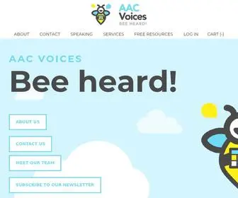 AAcvoices.org(AAC Voices) Screenshot