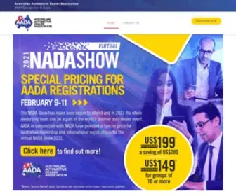 AAdaconvention.com.au(AADA 2021 National Convention & Expo) Screenshot