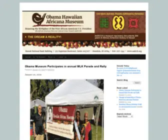 AADCCH.org(Obama Hawaiian Africana Museum) Screenshot