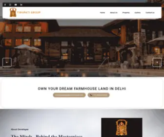 AAdelhigreenfarmhouse.com(Tirupati Group) Screenshot