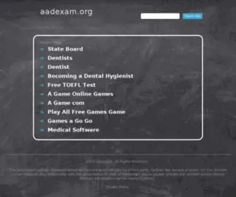 AAdexam.org(aadexam) Screenshot