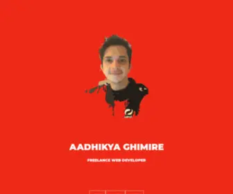 AAdhikyaghimire.com(Aad Ghimire) Screenshot