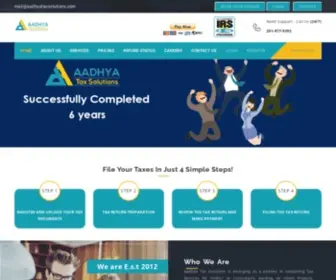 AAdhyataxsolutions.com(Aadhya Tax Solutions) Screenshot