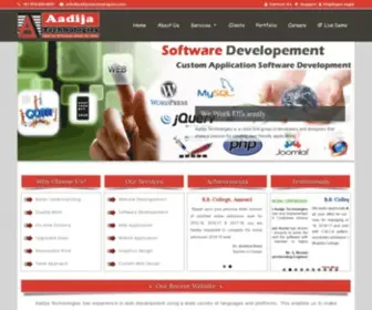 AAdijatechnologies.com(Aadija Technologies) Screenshot