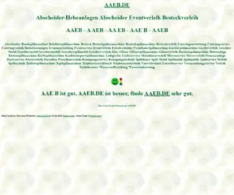 AAeb.de(AAEB Abscheider) Screenshot