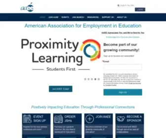 AAee.org(American Association for Employment in Education) Screenshot