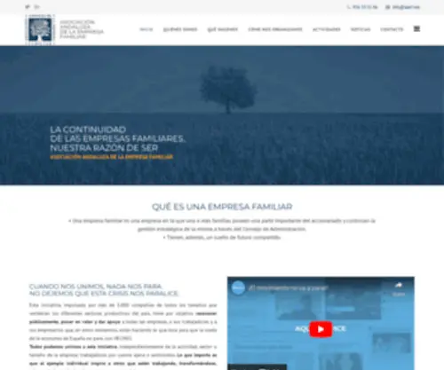 AAef.net(Asociación Andaluza de la Empresa Familiar (AAEF)) Screenshot