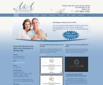 AAelectrolysis.com(New England's best clinic for laser hair removal and electrolysis) Screenshot