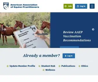 AAep.org(The American Association of Equine Practitioners (AAEP)) Screenshot