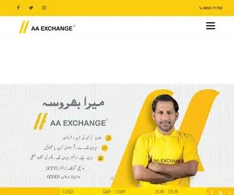 AAexchange.com.pk(AA Exchange) Screenshot